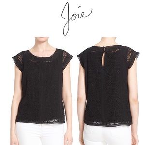 JOIE | VICTORIA EMBROIDERED TOP